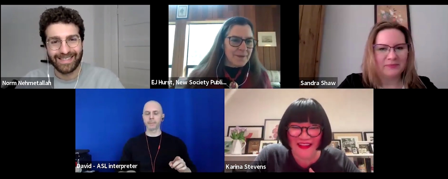 Screen capture from the Green paths: Learning from publishers’ sustainability journeys presentation